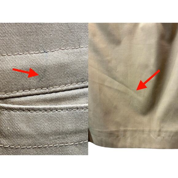 Vintage Khaki Wrap Midi Skirt 70s Safari Style by Giorgio Sant’Angelo - Picture 12 of 12